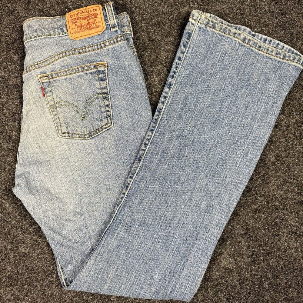 Vintage Levi's 515 Bootcut Jeans Womens Size 6 Blue Denim Cotton Blend